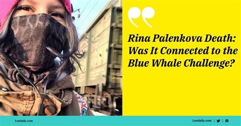rina palenkova wpd|After teen's death, family discovers 'Blue Whale' .